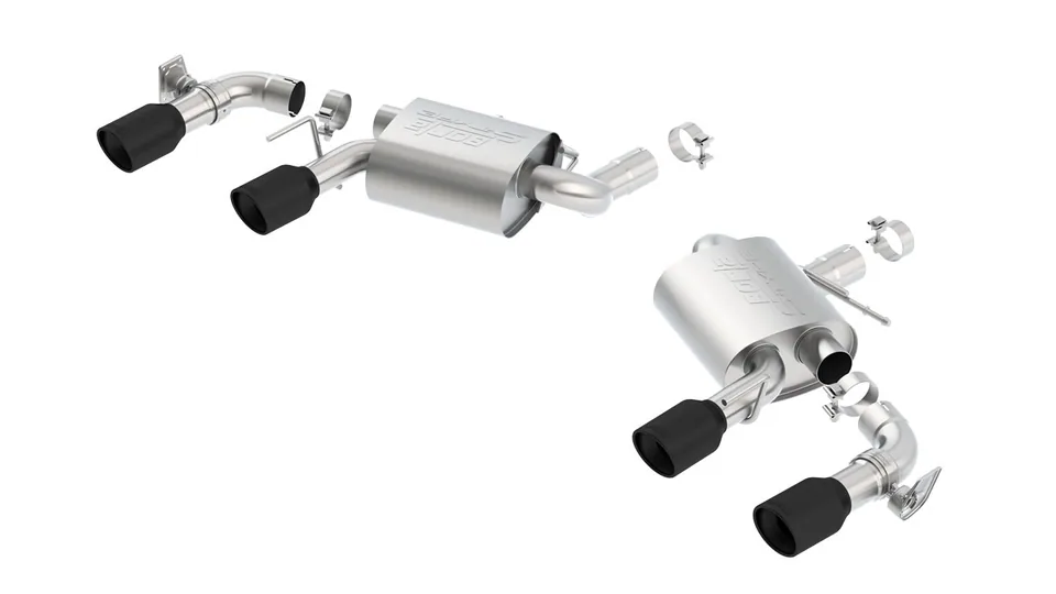 Borla 16 - 22 Chevrolet Camaro SS AT/MT RWD Ceramic Black S-Type Exhaust (w/ Dual Mode Valves) 11924CB 1 of 4
