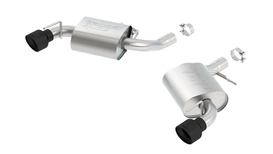 Borla 16 - 22 Chevrolet Camaro SS AT/MT RWD Ceramic Black S-Type Exhaust (w/o NPP) 11922CB 1 of 2