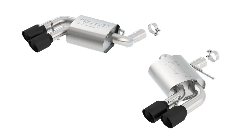 Borla 16 - 22 Chevrolet Camaro SS AT/MT S-Type Rear Section Exhaust w/o Dual Mode Ceramic Black 11920CB 1 of 4