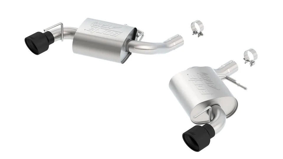 Borla 16 - 22 Chevy Camaro SS V8 AT/MT ATAK Rear Section Exhaust w/o NPP Valves Ceramic Black 11923CB 1 of 2