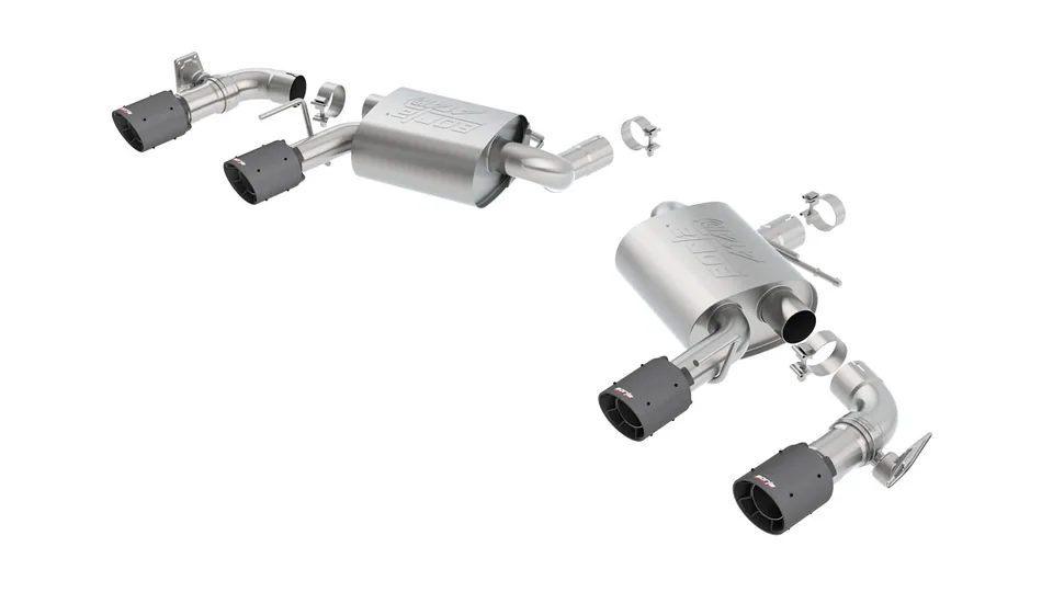 Borla 16 - 22 Chevy Camaro SS V8 AT/MT ATAK Rear Section Exhaust with Dual Mode Valves 11925CFBA 1 of 3