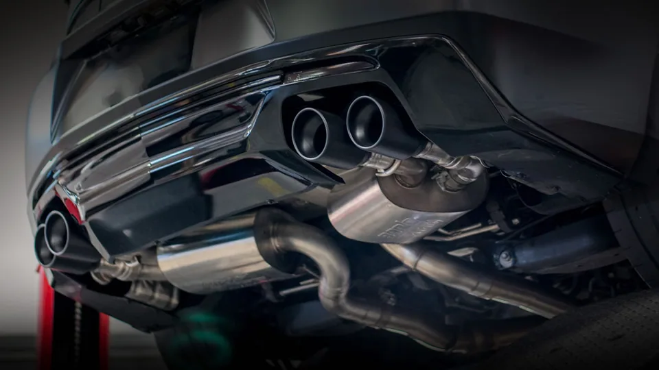 Borla 16-22 Chevy Camaro V8 SS AT/MT ATAK Rear Section Exhaust w/o Dual Mode Valves Ceramic Black 11921CB 3 of 4