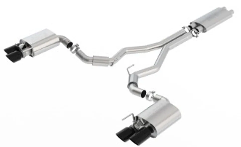 Borla 18-20 Ford Mustang GT 5.0L AT/MT ECE Approved Cat-Back Exhaust w/ Active Valve 1014046BC 1 of 1