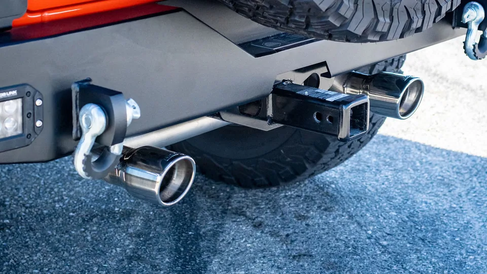 Borla 18 - 22 Jeep Wrangler JL/JLU 3.6L V6 2DR/4DR Touring SS Axle Back Exhaust w/ 3.5in Tips 11955 2 of 3