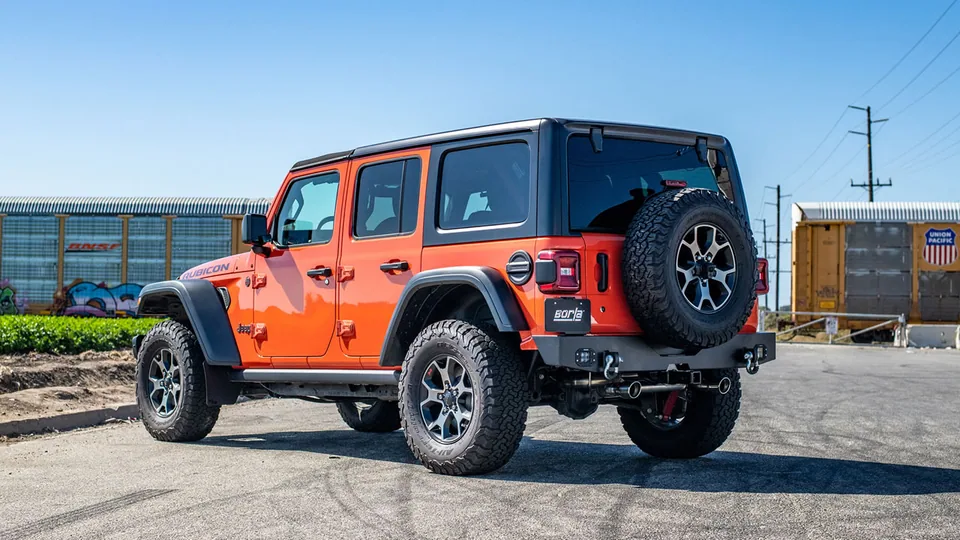 Borla 18 - 22 Jeep Wrangler JL/JLU 3.6L V6 2DR/4DR Touring SS Axle Back Exhaust w/ 3.5in Tips 11955 3 of 3