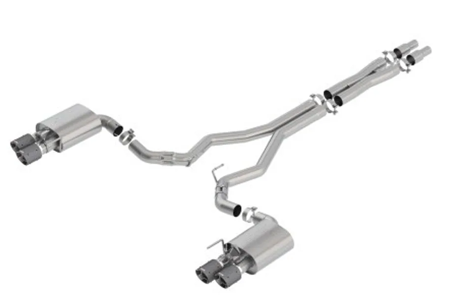Borla 2018 Ford Mustang GT 5.0L AT/MT 3in Atak Catback Exhaust w/ Valves (Carbon Fiber Tip) 140743CF 1 of 1
