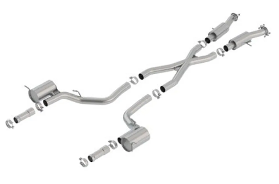 Borla 2018+ Jeep Grand Cherokee TrackHawk 6.2L V8 AWD 3in S-Type CatBack Exhaust (Uses Factory Tips) 140755 1 of 1