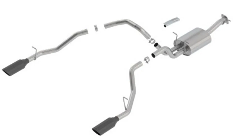 Borla 2019 RAM 1500 5.7L V8 AT 4DR Crew Cab Short Bed S-Type SS Catback Exhaust - Black Chrome Tip 140752BC 1 of 1