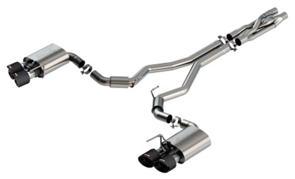 Borla 2020 Ford GT500 5.2L AT 3in ATAK CatBack Exhaust w/ Carbon Fiber Tips 140837CF 1 of 1