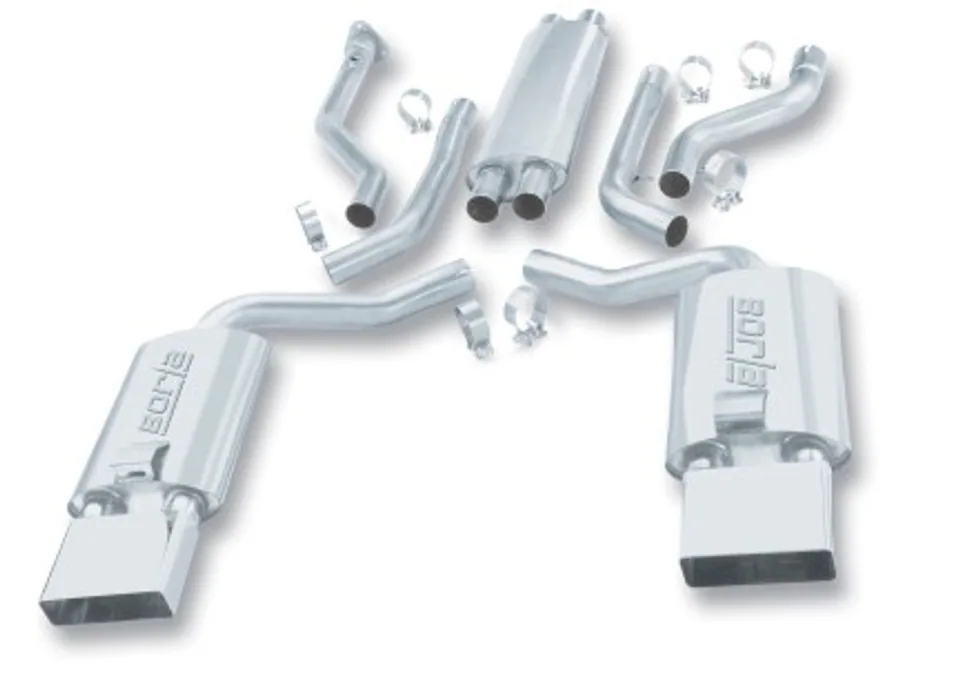 Borla 92-96 Chevrolet Corvette Hatchback/Conv 5.7L 8cyl 4/6 Spd Touring SS Catback Exhaust 14385 1 of 1