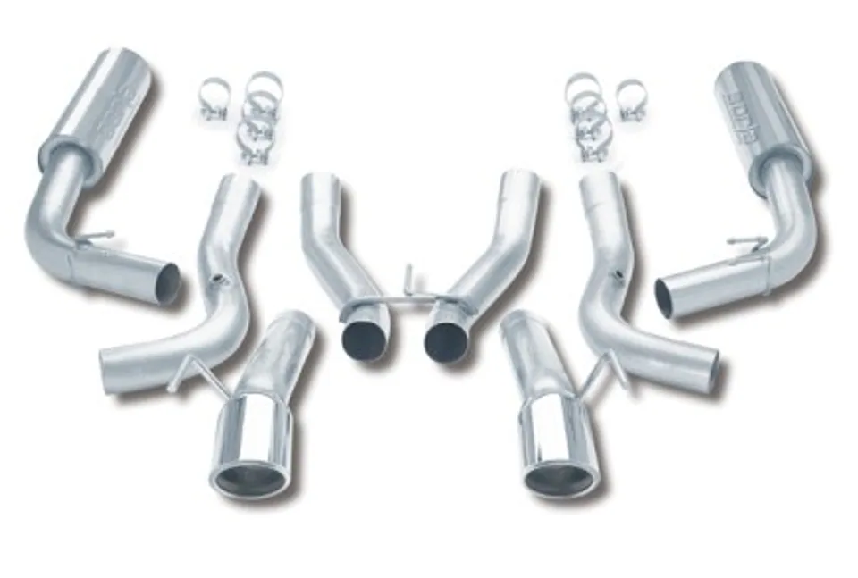 Borla 96-02 Viper GTS/R/T-10 Coupe/Convertible 2dr w/ 2.5in Inlets SS Catback Exhaust System 14663 1 of 1