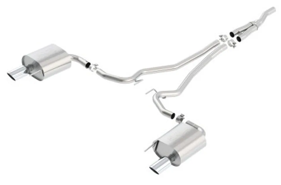Borla Atak Cat Back 15-17 Ford Mustang 2.3L EcoBoost MT/AT 2.25in pipe 4in tip 140585 1 of 1