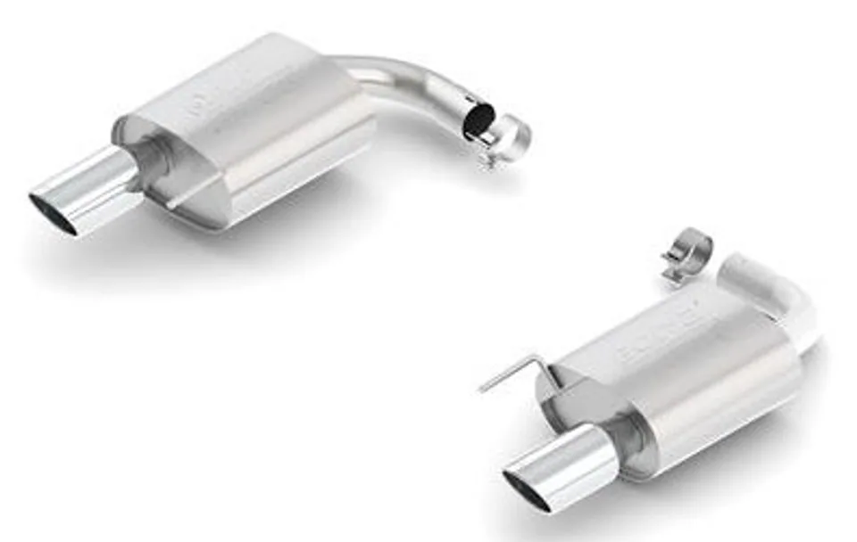 Borla Atak S Rear Section 15-17 Ford Mustang GT 5.0L V8 MT/AT 2.5in pipe 4in tip 11895 1 of 1