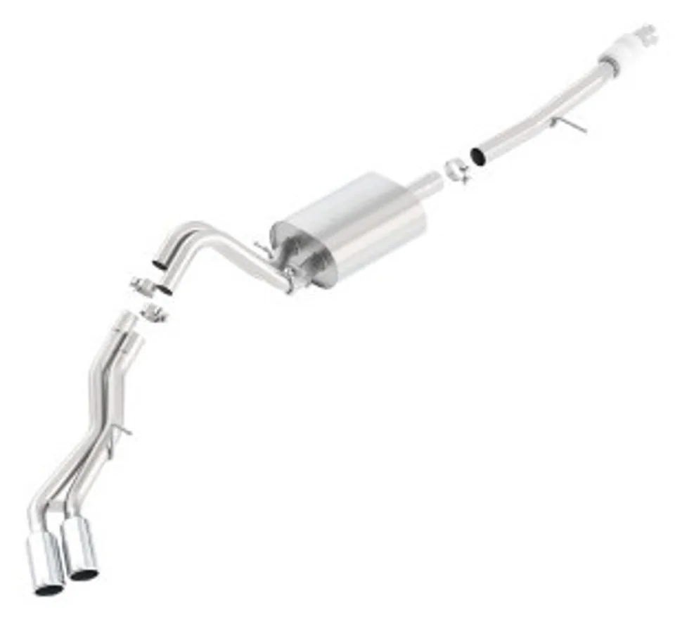Borla Touring Cat Back 15-16 Chevy Suburban 5.3L V8 2.75in, 2.25in Dual Same Side Exit 4in Tips 140558 1 of 1