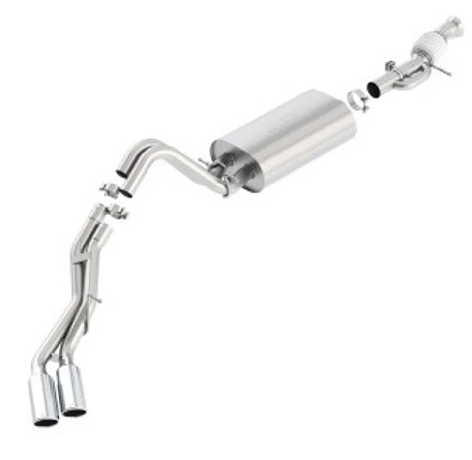 Borla Touring Cat Back 15-16 GMC Denali 6.2L V8 2.75in, 2.25in Dual Same Side Exit 4in Tips Exhaust 140559 1 of 1