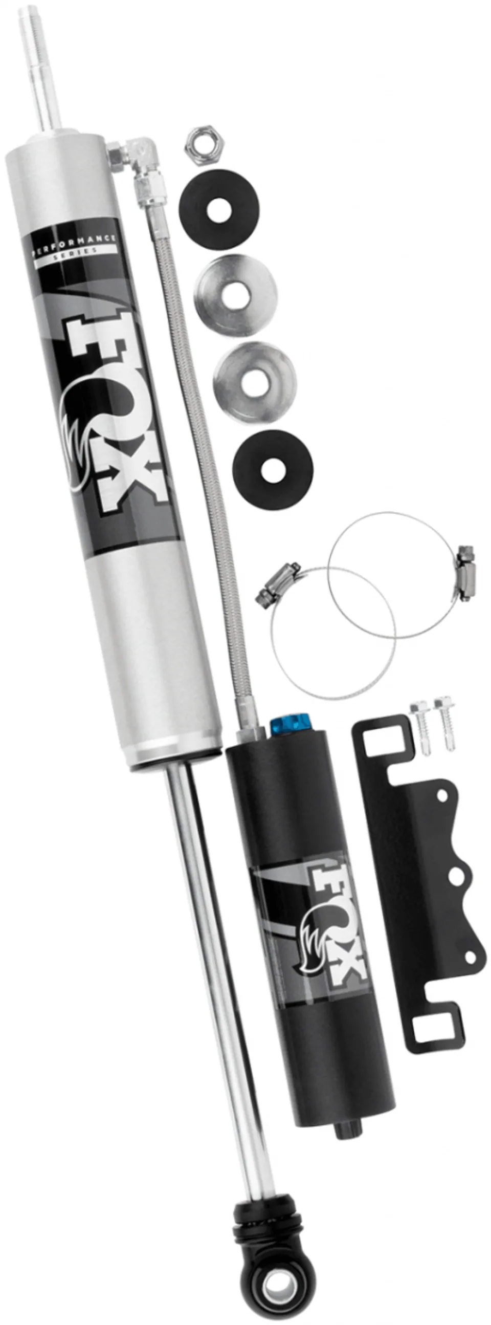 Fox 17+ Ford Super Duty 2.0 Perf Series 9.6in Smooth Body Remote Res. Front Shock - CD Adj 985-26-162 2 of 5