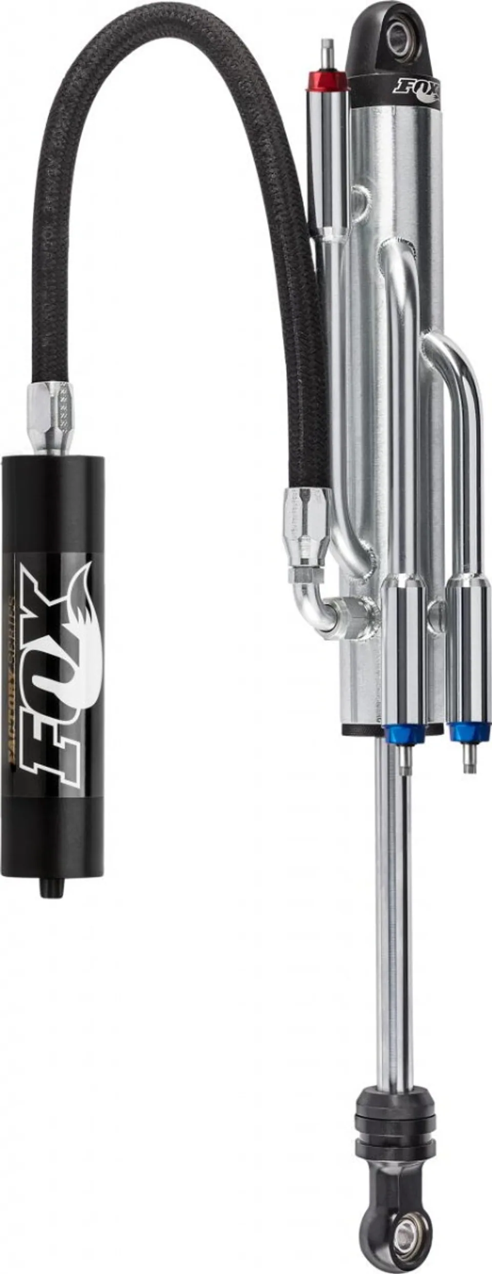 Fox 2.5 Factory Series 18in. Remote Res. 3-Tube Bypass Shock (2 Cmp/1 Reb) 7/8in. Shft(21/70) - Blk 980-02-117 1 of 1