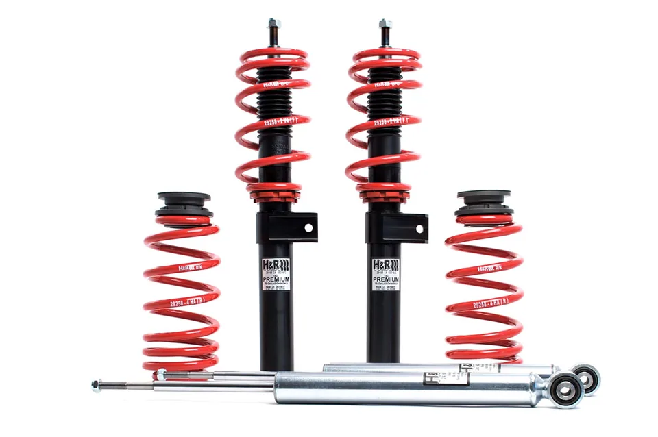 H&R Prem Perf Coil Over 07-13 Audi A3 Quattro 4 Cyl/V6/TDI 8P (Only Fits 55mm Front Strut Clamp) 39220-1 1 of 1