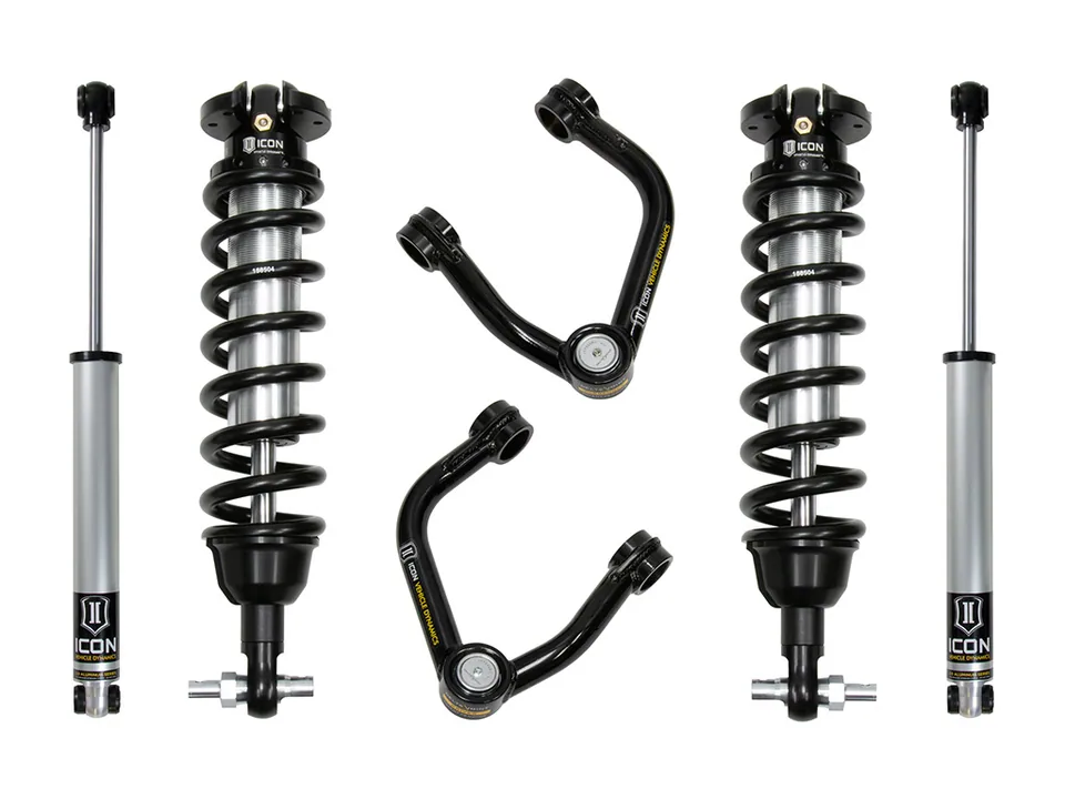 ICON 20-23 Ford Ranger, 0-3.5" Lift, Stage 2 Susp Sys, Tubular UCA Steel Knuckle k93202ts 1 of 3
