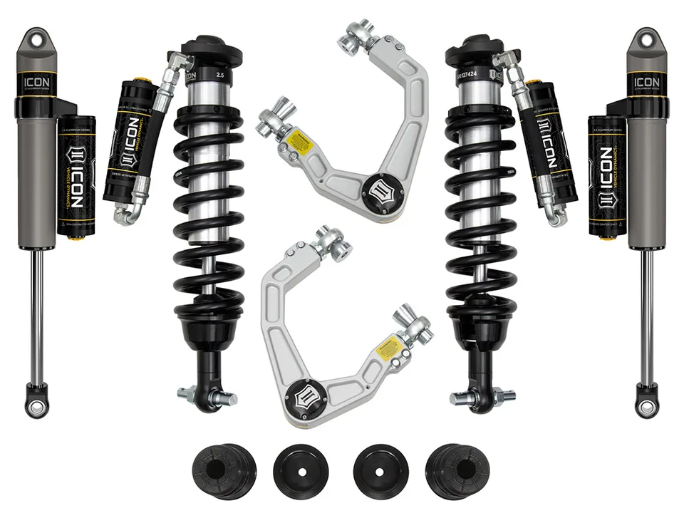 ICON 19-21 Ford Ranger, 0-3.5" Lift, Stage 4 Susp System, Billet UCA Al Knuckle k93204a 1 of 3