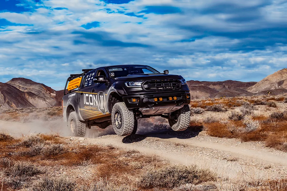 ICON 20-23 Ford Ranger, 0-3.5" Lift, Stage 5 Susp Sys, Tubular UCA Steel Knuckle k93205ts 3 of 3
