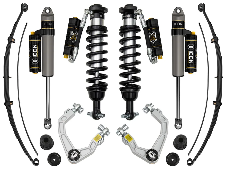 ICON 20-23 Ford Ranger, 0-3.5" Lift, Stage 8 Susp Sys, Billet UCA Steel Knuckle k93208s 1 of 5