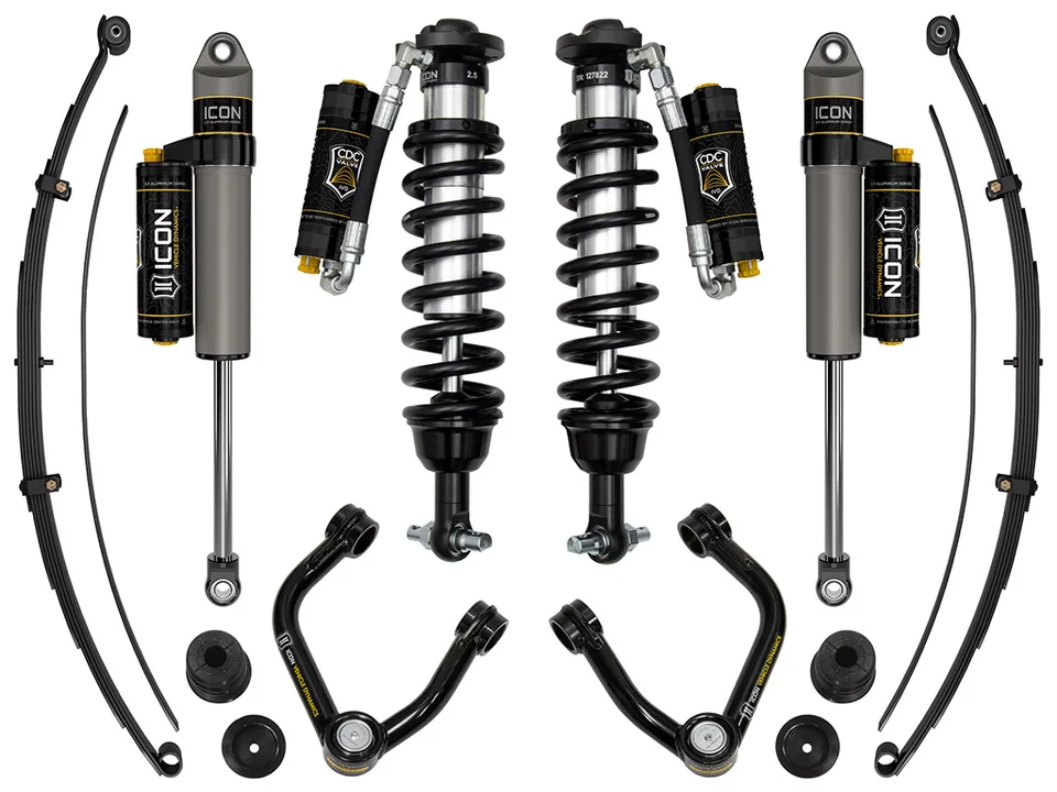 ICON 20-23 Ford Ranger, 0-3.5" Lift, Stage 8 Susp Sys, Tubular UCA Steel Knuckle k93208ts 1 of 5