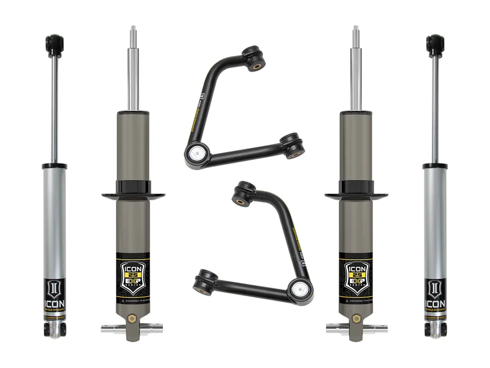 ICON 19-23 GM 1500, 2.375-3.75" Lift, Stage 2 EXP Suspension System, Tubular k73072t 1 of 6