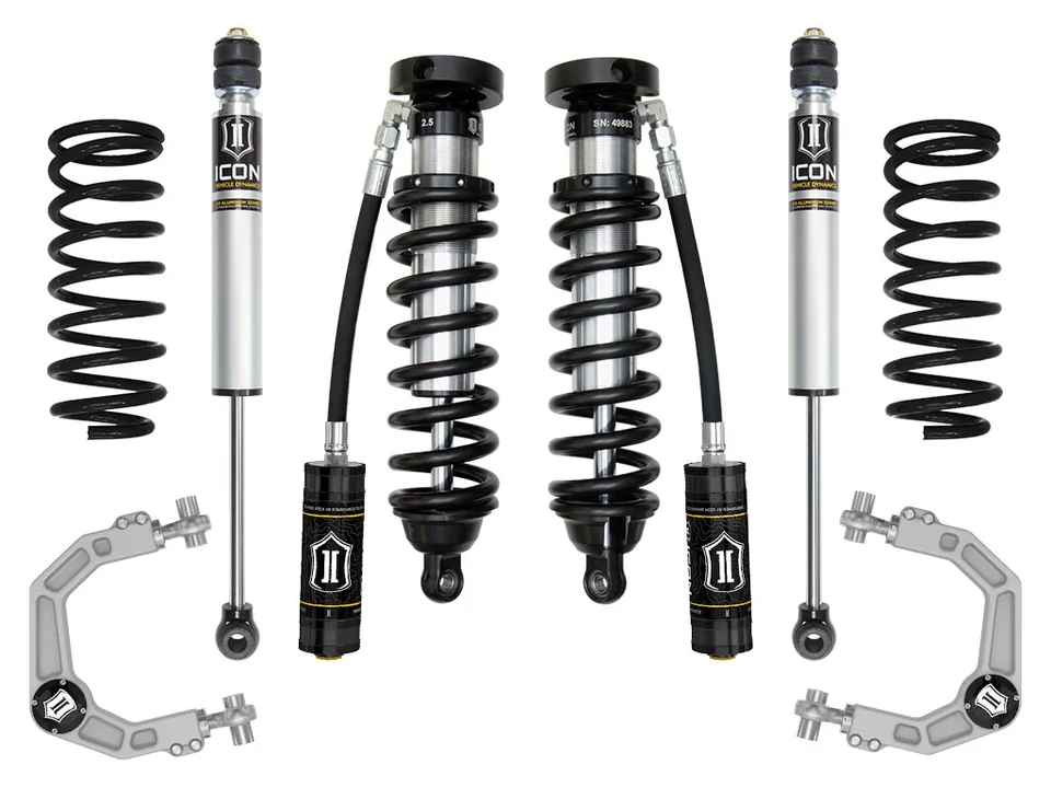 ICON 1996-2002 Toyota 4Runner, 0-3" Lift, Stage 3 Suspension System, Billet UCA k53133b 1 of 2