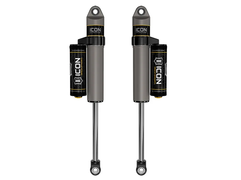 ICON 1999-2004 Ford F-250/F-350 Super Duty 4WD, 3-6" Lift, Front, V.S. 2.5 Aluminum Series Shock Absorbers, Piggyback Reservoir, Pair 37710p 1 of 1