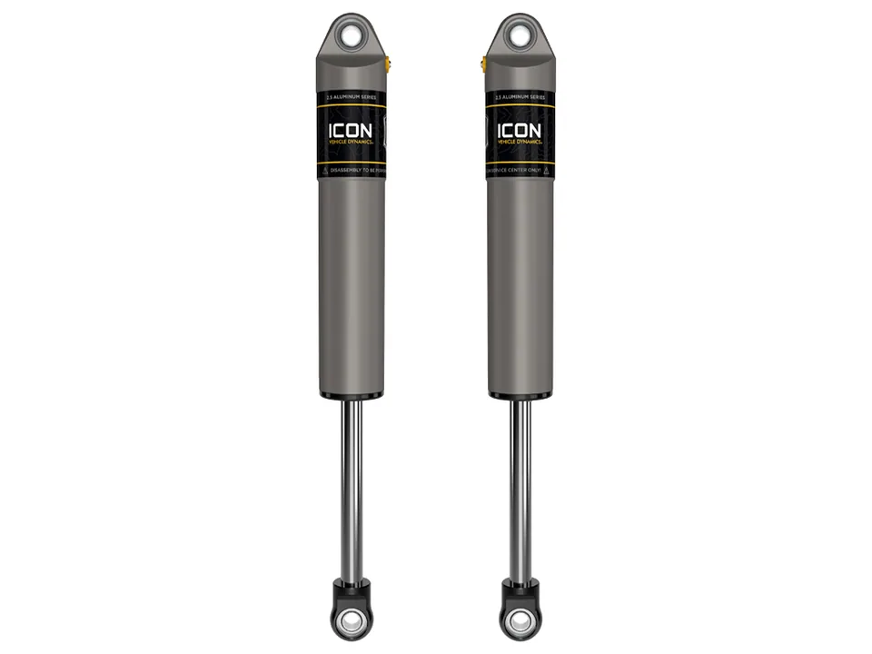 ICON 1999-2024 Ford F-250/F-350 Super Duty, 3-6" Lift, Rear, V.S. 2.5 Aluminum Series Shock Absorbers, Internal Reservoir, Pair 37601p 1 of 1
