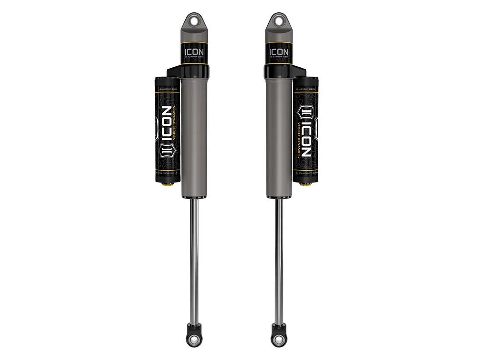 ICON 1999-2024 Ford F-250/F-350/F-450 Super Duty, 0-3" Lift, Rear, V.S. 2.5 Aluminum Series Shocks, Piggyback Reservoir, Pair 37705p 1 of 4