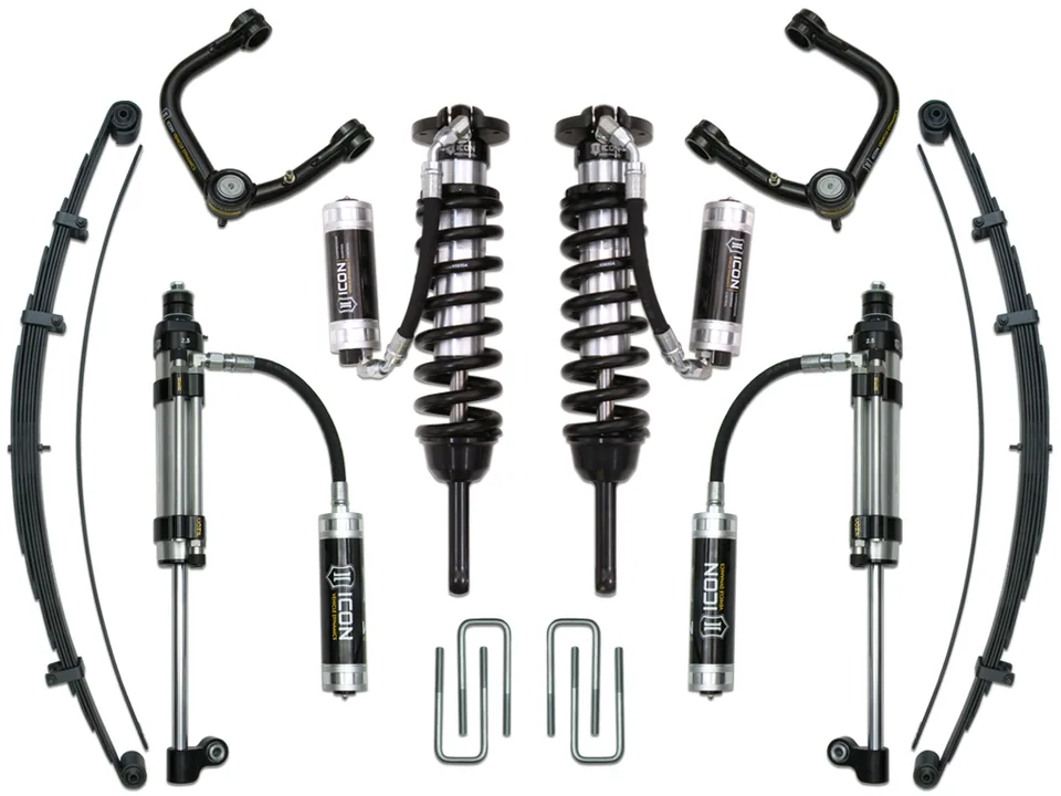 ICON 2005-2015 Toyota Tacoma 0-3.5" Lift/2016-2023 Tacoma 0-2.75" Lift, Stage 10 Suspension System, Tubular UCA k53010t 1 of 3