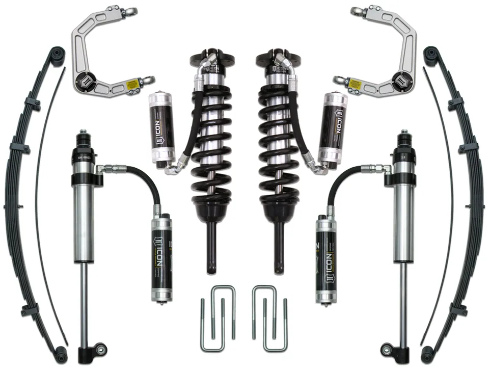 ICON 2005-2015 Toyota Tacoma 0-3.5" Lift/2016-2023 Tacoma 0-2.75" Lift, Stage 9 Suspension System, Billet UCA k53009 1 of 3