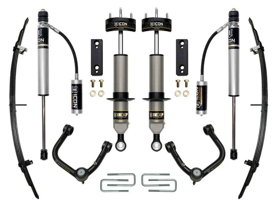 ICON 2005-2023 Toyota Tacoma, 0-2" Lift, Stage 3 EXP Suspension System, Tubular UCA k53222t 1 of 1