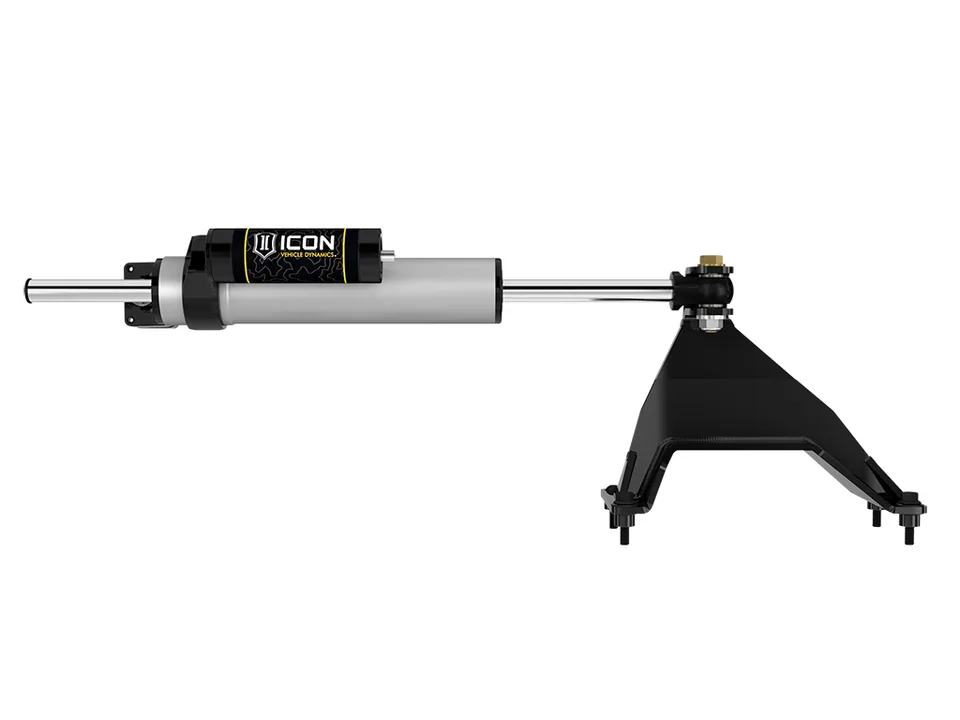 ICON 2005-2024 Ford F-450/F-550 Super Duty, 2.5 Piggyback Centerline Steering Stabilizer Kit 65054 1 of 6