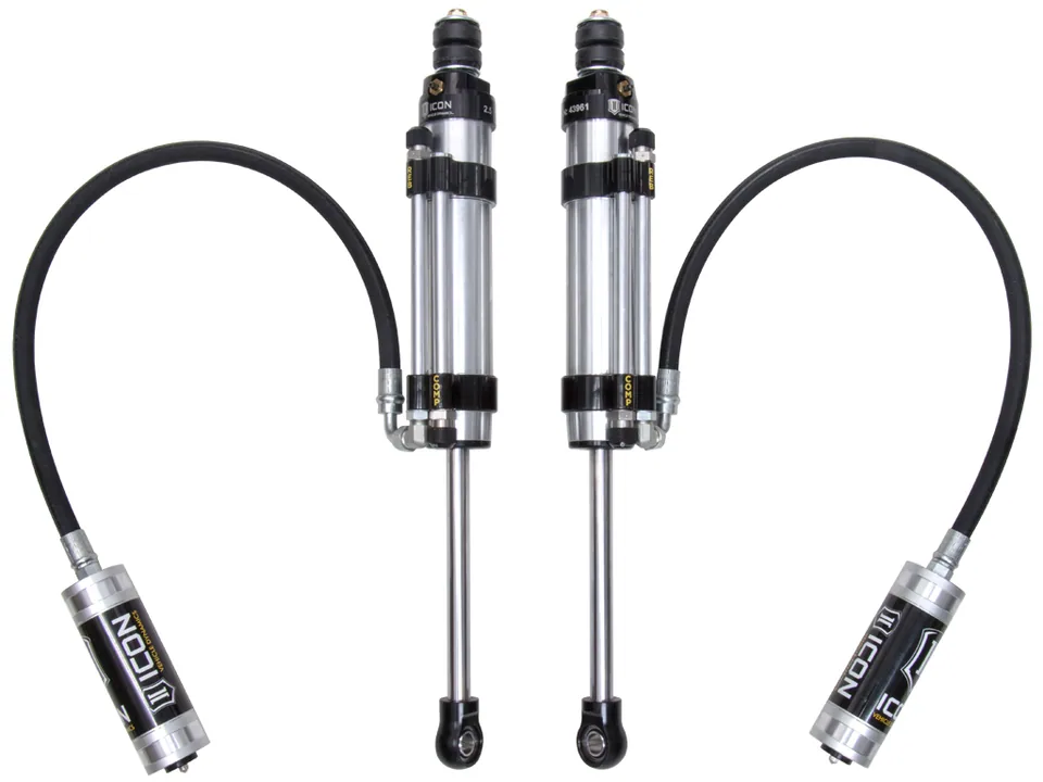 ICON 2007-2014 Toyota FJ Cruiser/2003-2024 Toyota 4Runner/2003-2023 Lexus GX, 1-3" Lift, Rear 2.5 VS Omega Bypass Remote Reservoir Shocks, Pair 59910p 1 of 1