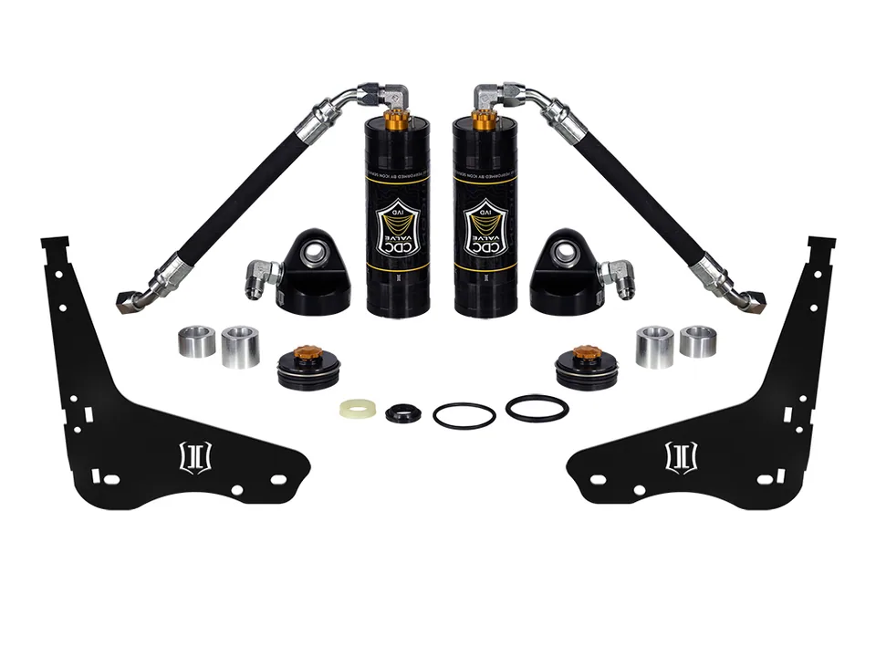 ICON 2007-2021 Toyota Tundra/2008-2022 Toyota Sequoia, Coilover Reservoir w/ CDCV Upgrade Kit With Seals, Pair 51037C 1 of 1