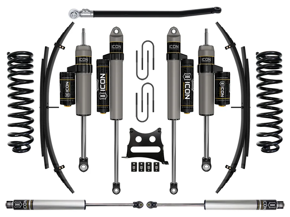 ICON 2008-2010 Ford F-250/F-350 Super Duty 4WD Diesel, 2.5" Lift, Stage 4 Suspension System w/ Expansion Packs K62574 1 of 1