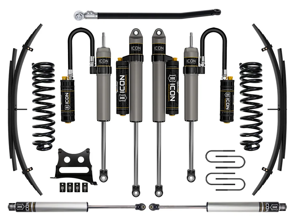 ICON 2008-2010 Ford F-250/F-350 Super Duty 4WD Diesel, 2.5" Lift, Stage 5 Suspension System w/ Expansion Packs K62575 1 of 1