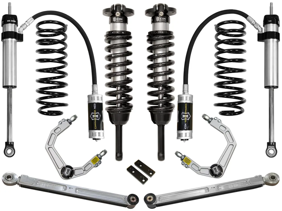 ICON 2010-2024 Toyota 4Runner/2010-2014 Toyota FJ Cruiser, 0-3.5" Lift Stage 4 Suspension System, Billet UCA k53064 1 of 1