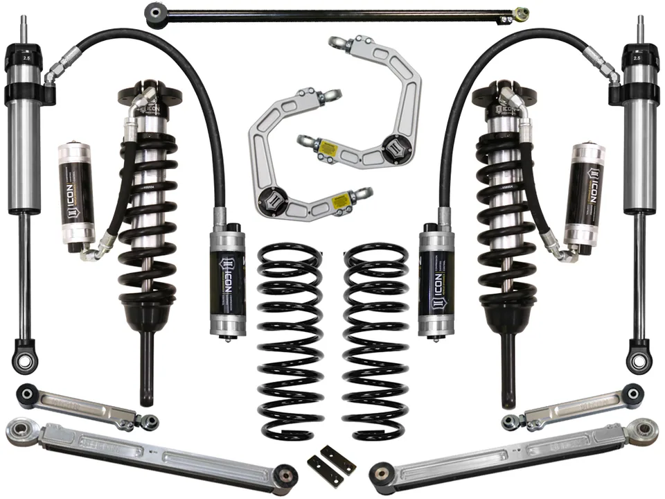 ICON 2010-2024 Toyota 4Runner/2010-2014 Toyota FJ Cruiser, 0-3.5" Lift Stage 7 Suspension System, Billet UCA k53067 1 of 1