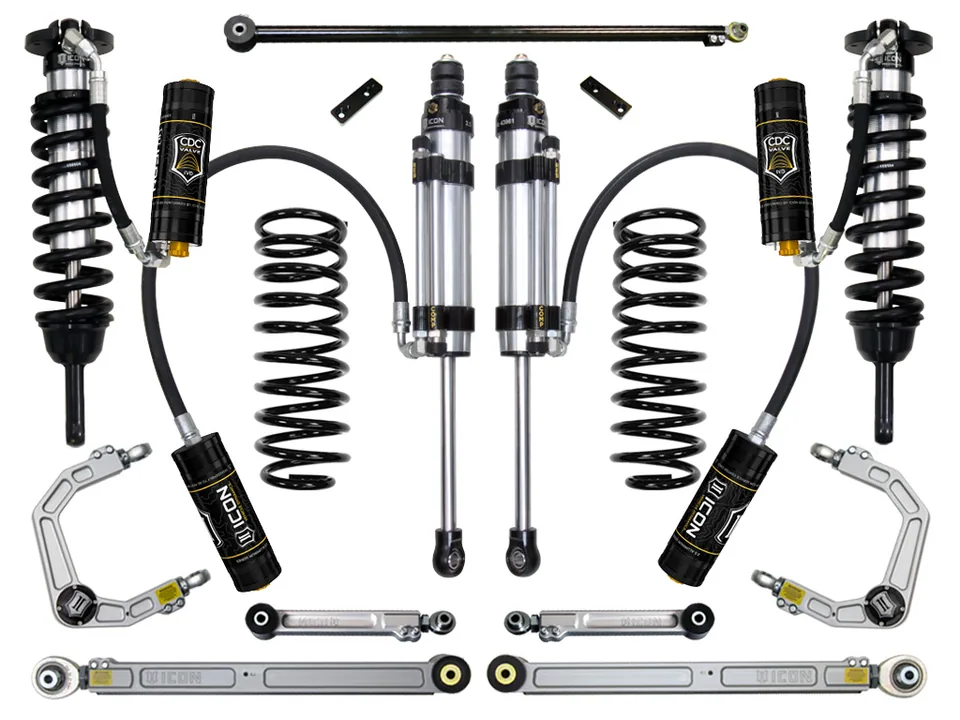 ICON 2010-2024 Toyota 4Runner/2010-2014 Toyota FJ Cruiser, 0-3.5" Lift Stage 8 Suspension System, Billet UCA k53068 1 of 1