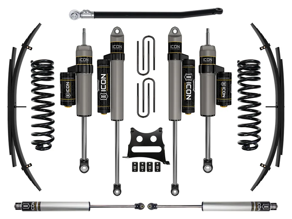 ICON 2011-2016 Ford F-250/F-350 Super Duty 4WD Diesel, 2.5" Lift, Stage 4 Suspension System w/ Expansion Packs K62584 1 of 1