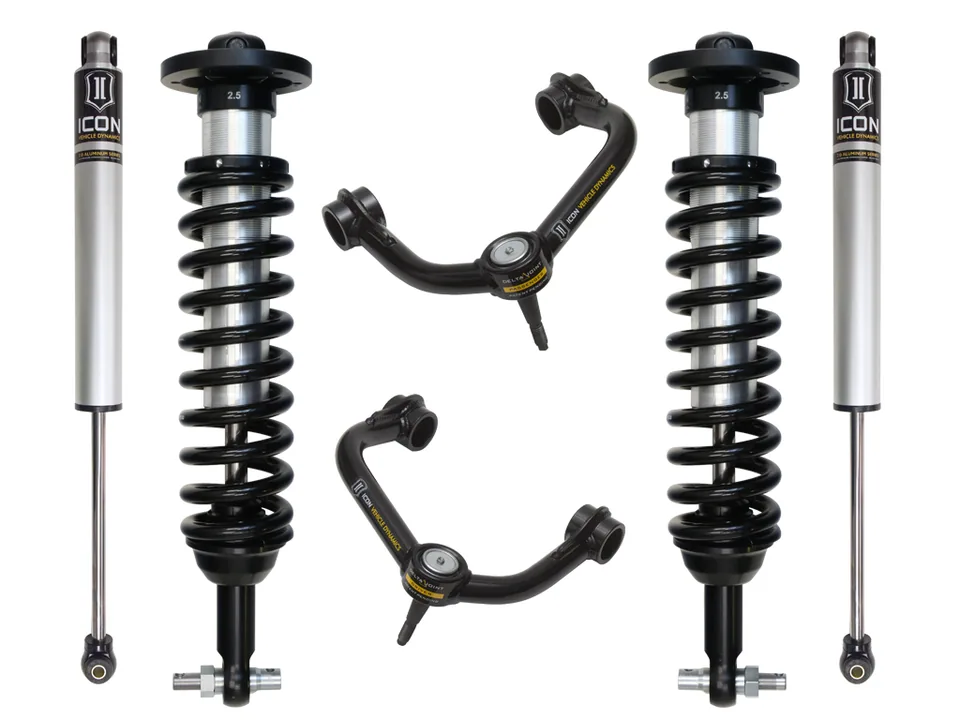 ICON 2015-2020 FORD F150 2WD 0-3" STAGE 2 SUSPENSION SYSTEM W TUBULAR UCA k93092t 1 of 1