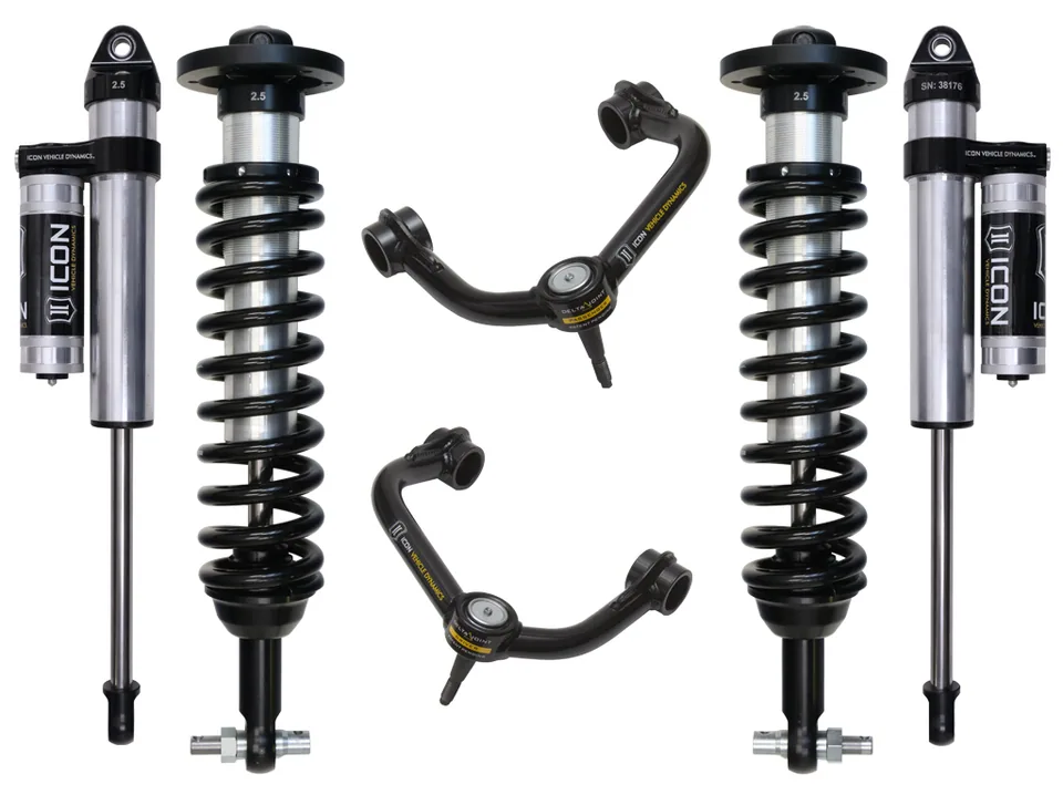 ICON 2015-2020 FORD F150 2WD 0-3" STAGE 3 SUSPENSION SYSTEM W TUBULAR UCA k93093t 1 of 1
