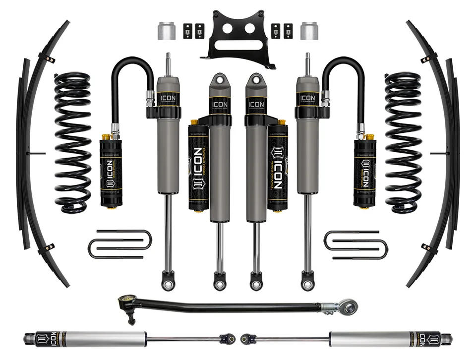ICON 2017-2019 Ford F-250/F-350 Super Duty 4WD Diesel, 2.5" Lift, Stage 5 Suspension System w/ Expansion Packs K62515L 1 of 1
