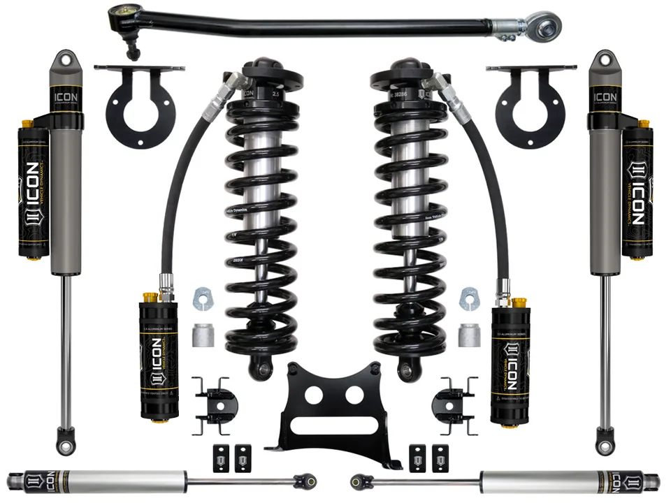 ICON 2017-2022 Ford F250/F350, 2.5-3" Lift, Stage 4 Coilover Conversion System k63144 2 of 2