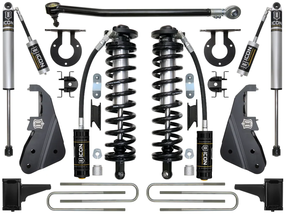 ICON 2017-2022 Ford F250/F350, 4-5.5" Lift, Stage 1 Suspension System k63151 2 of 2