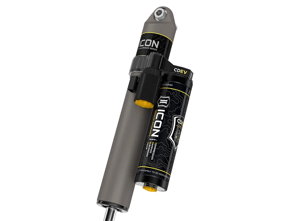 ICON 2018-2023 Jeep Wrangler JL, 2.5" Lift, Rear, V.S. 2.5 Aluminum Series Shock Absorbers, Piggyback Reservoir w/ CDEV, Pair 27726ep 3 of 6
